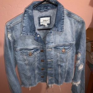 Distressed Denim Jacket